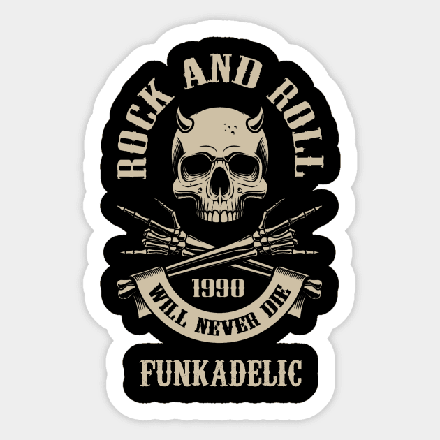 Never Die Adelic Sticker by Pantat Kering